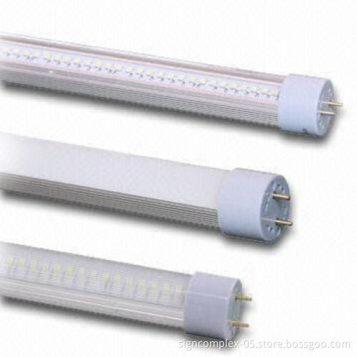 LED Tubes with 100 to 240V AC Input Voltage and 277V AC, 12 to 24V DC Available Voltage